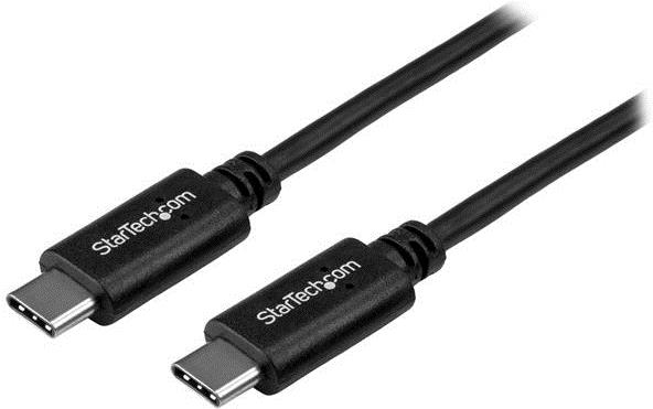 StarTech.com USB-C Kabel - St/St - 0,5m - USB 2.0 - USB-C Ladekabel - USB 2.0 Typ-C - Kurzes USB C Kabel - USB-Kabel - USB-C (M) bis USB-C (M) - USB 2.0 - 50 cm - Schwarz