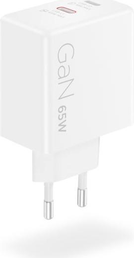 Lenovo Dual USB-C 65W GaN Ladegerät, weiß (G0A6065WEU)