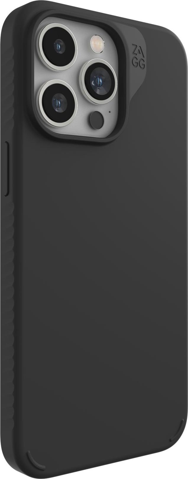 ZAGG Cases Manhattan Snap Apple iPhone 15 Pro Max Black EN/FR, 702312679 (702312679)