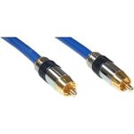 InLine® Cinch Kabel AUDIO, PREMIUM, vergoldete Stecker, 1x Cinch St/St, 20m (89420P)