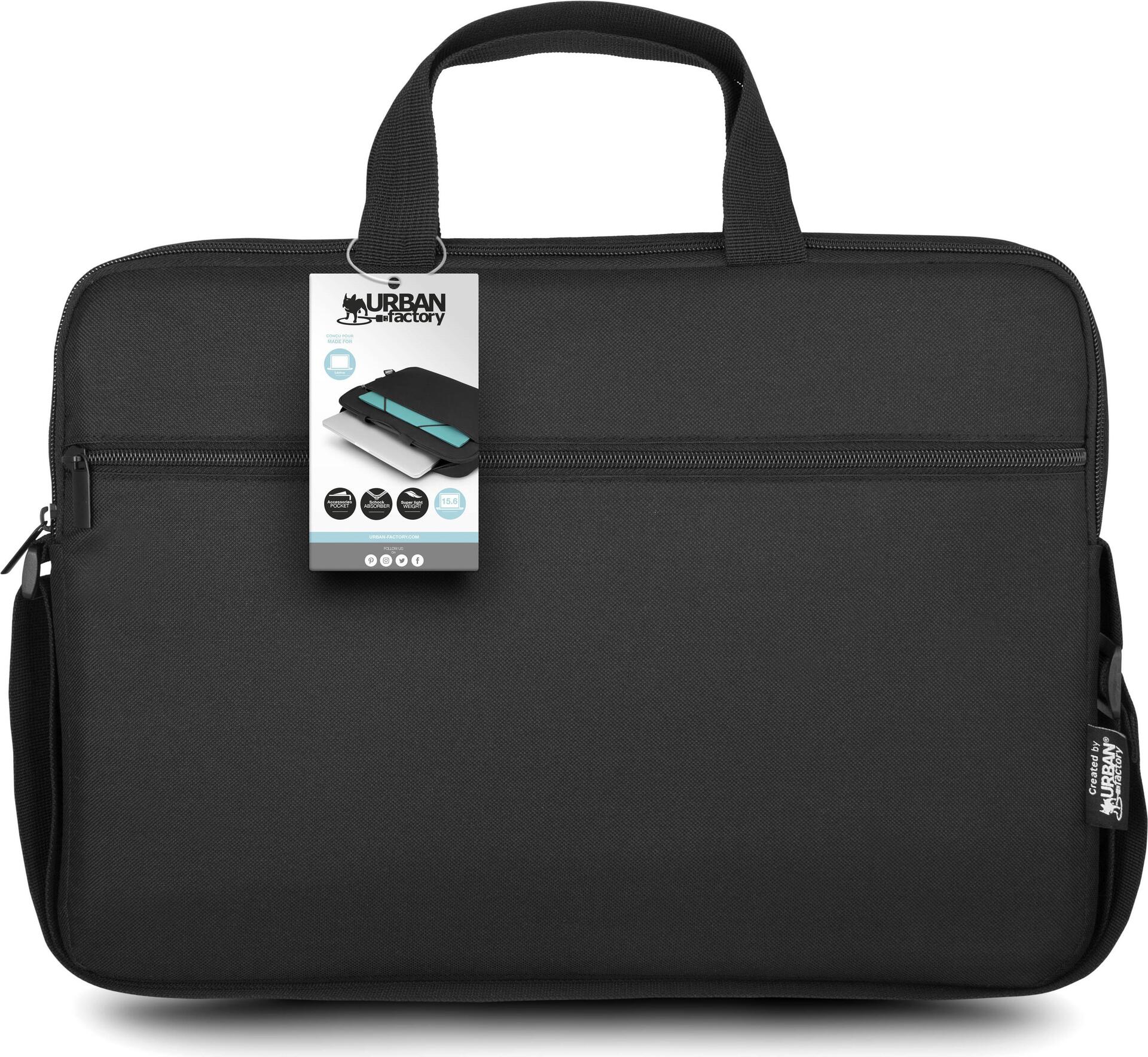 Urban Factory Nylee Notebooktasche 43,9 cm (17.3" ) Aktenkoffer Schwarz (TLS17UF)