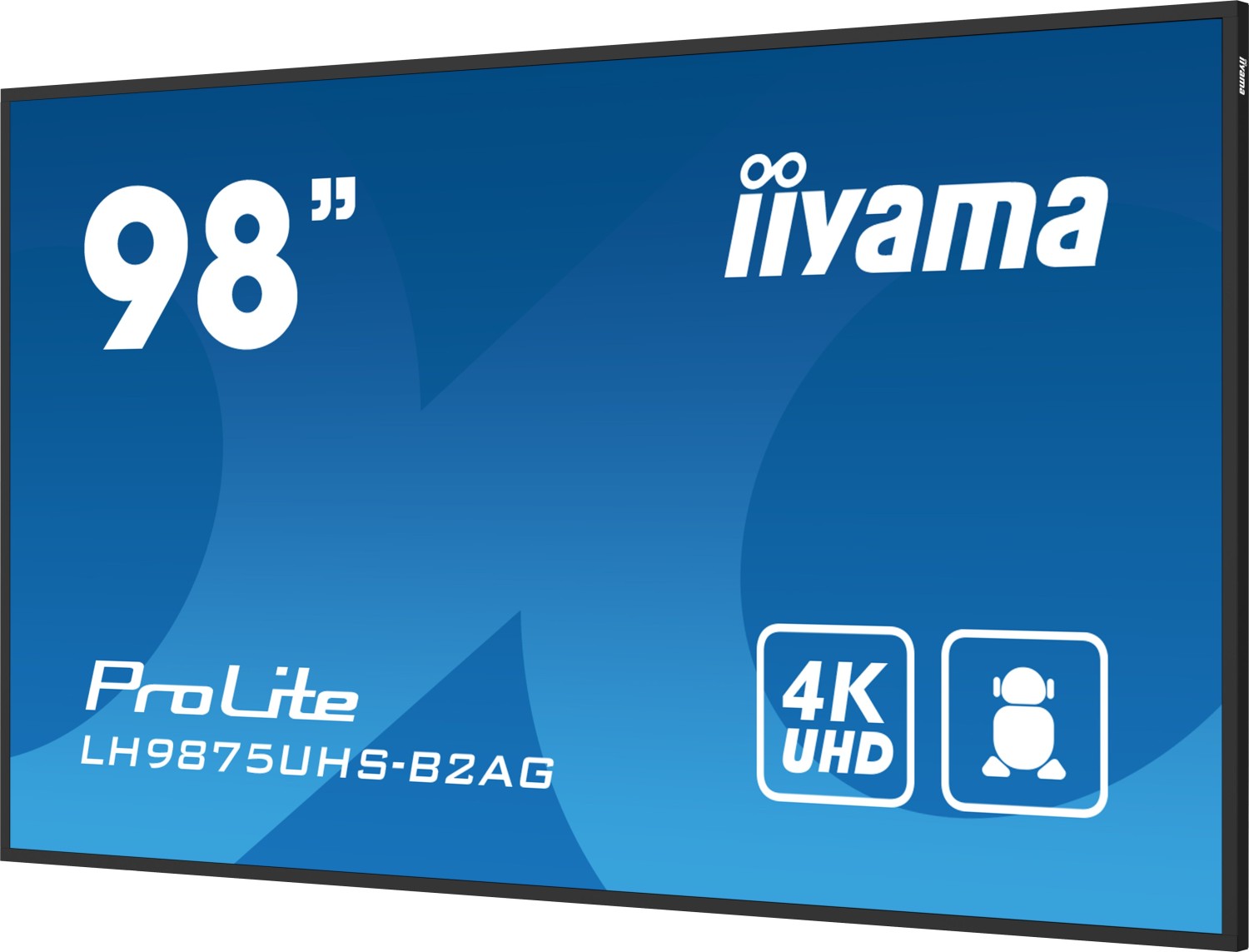 iiyama ProLite LH9875UHS-B2AG 247,7cm (98") 4K Digital Signage Monitor HDMI/DP [Energieklasse F] (LH9875UHS-B2AG)