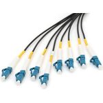 DIGITUS 150 M BREAKOUT CABLE 8 FIBERS SM G.657.A1 LC/UPC-LC/UPC BLK (DK-2A338UE50BK-BBB)