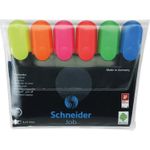 Schneider Job Textmarker farbsortiert, 6 St. (50-115096)