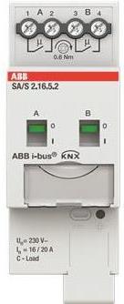 ABB Stotz S&J Schaltaktor 2fach, 16A, C-Last SA/S2.16.5.2 (2CDG110265R0011)
