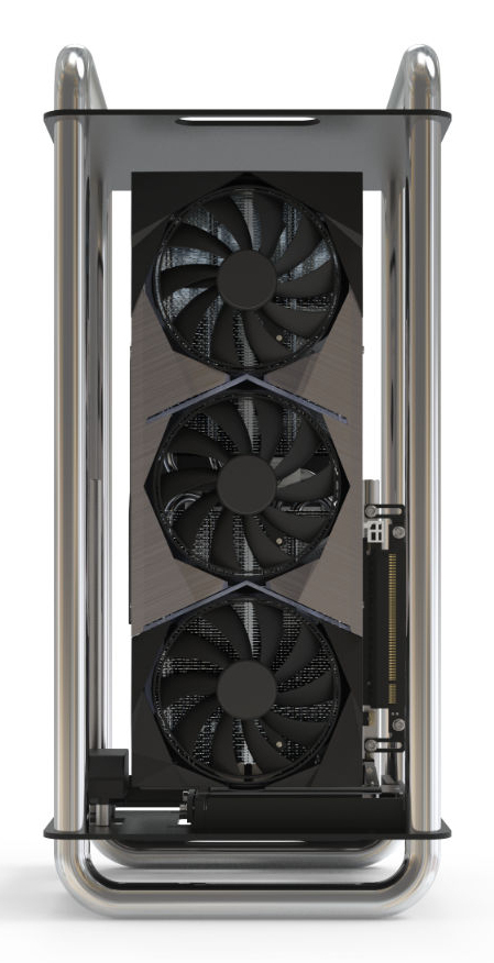 Streacom DA6 XL Mini-ITX Systemgehäuse Chrom