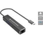 Conceptronic ABBY14B 2.5G Ethernet USB 3.2 Gen 1 Adapter mit USB-Hub (ABBY14B)