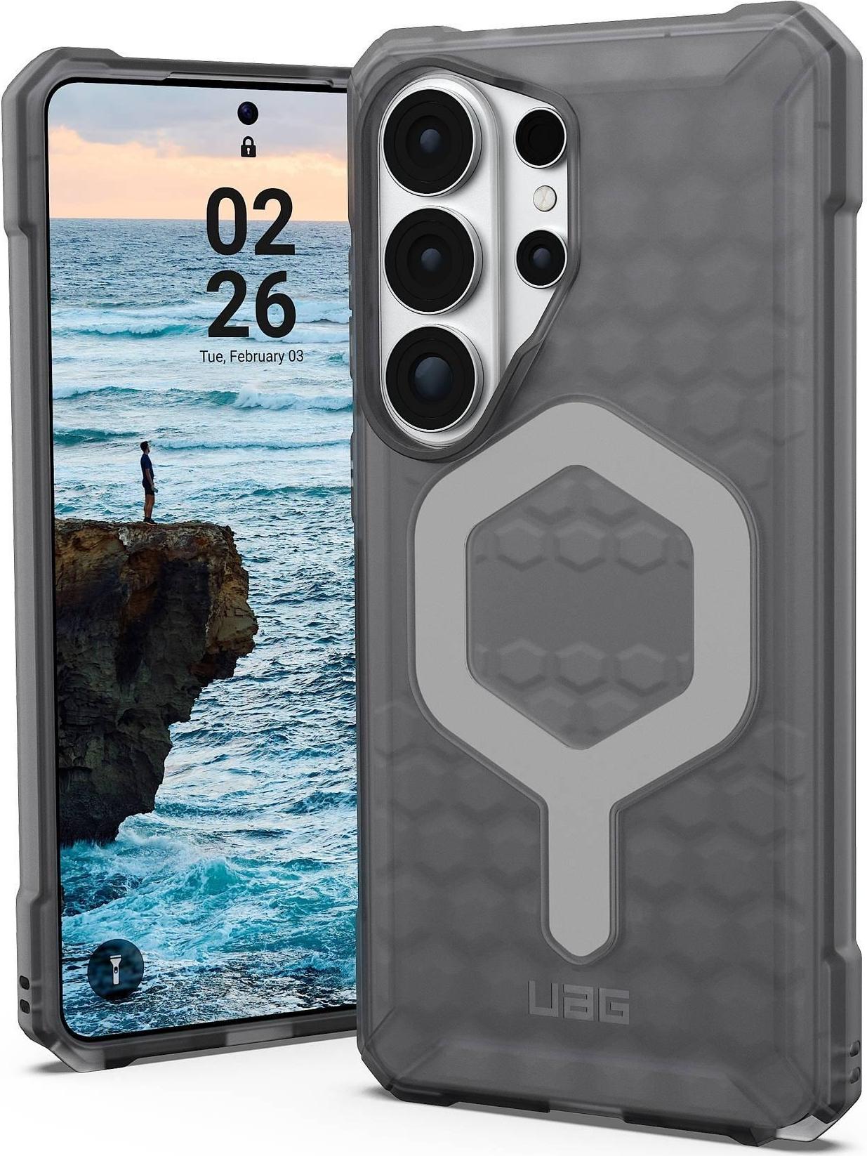 UAG Urban Armor Gear Essential Armor Case mit Magnet-Modul | Samsung Galaxy S26 Ultra | ash (grau transparent) | 214532113131 (214532113131)