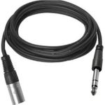 Vivolink PROAUDXLRJACKS0.5 Audio-Kabel 0,5 m XLR 6.35mm Schwarz (PROAUDXLRJACKS0.5)