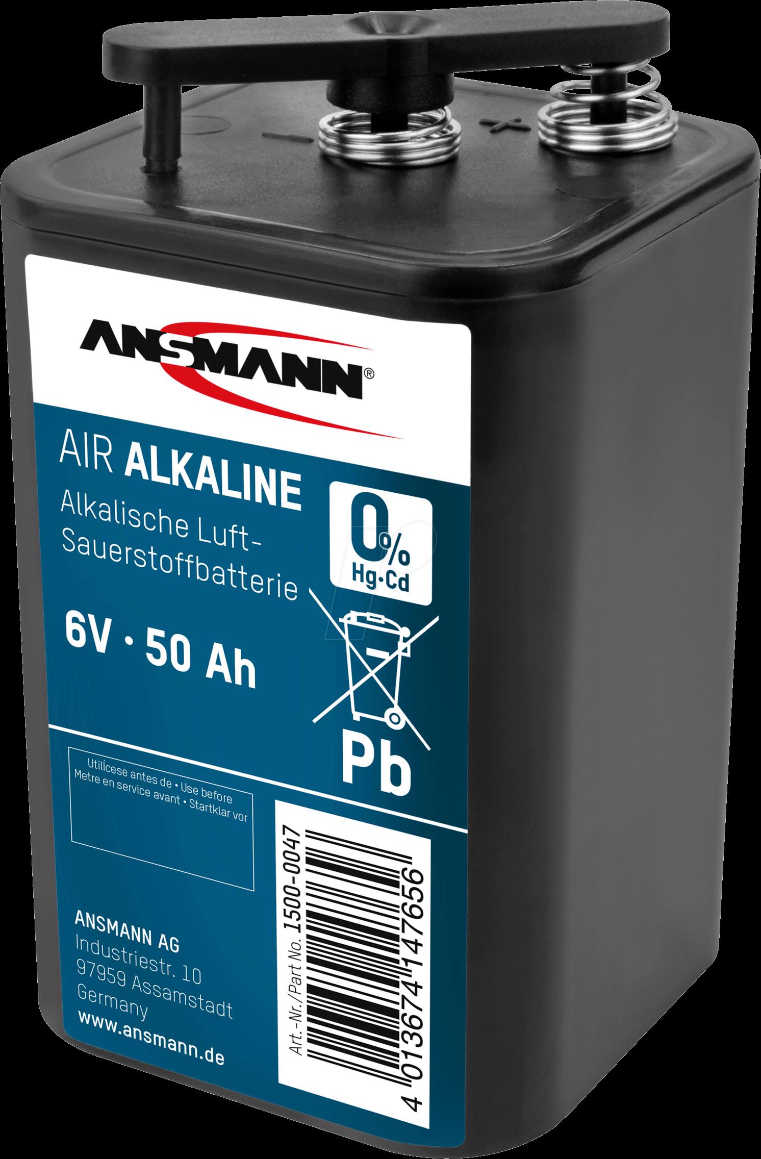 ANSMANN Batterie Zink-Luft Alkaline Block (1500-0047)