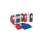 Esselte Stehsammler Standard, A4, Pappe, schwarz (B)100 mm mit PVC-Folie umschweißt, faltbar, mit Sichttasche und (56077)