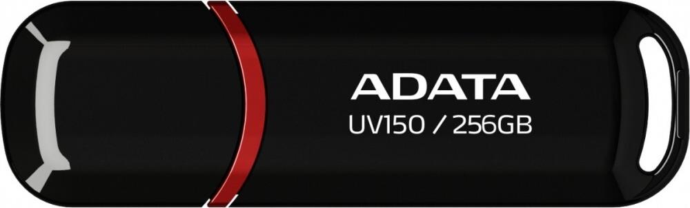 ADATA Flash Disk 256 GB UV150, USB 3.1 Dash Drive (R:90/W:20 MB/s) cerná (AUV150-256G-RBK)