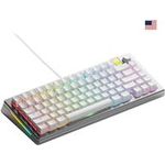 Glorious PC Gaming Race GMMK 3 Pro HE 75% Custom Gaming-Tastatur - Pre-Built ANSI US Fox Switches (GLO-KB-GMMK3-PRO-75-PB-HE-W-SIL-US)