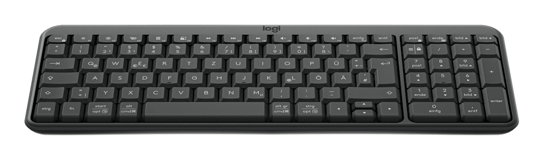Logitech K250 Kabellose Tastatur QWERTZ Deutsch Bluetooth Graphite