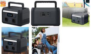 LogiLink Mobiles Ladegerät/Powerstation, 600 Watt, schwarz Anschlüsse: 2x AC-Steckdose, 2x USB-A, 2x USB-C, 2x DC5521, - 1 Stück (PPS0600)