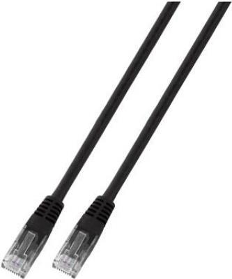 EFB-Elektronik RJ45 Patchkabel Cat.6 U/UTP PVC CCA schwarz 7,5m Hersteller: EFB Elektronik (K8100SW.7,5)