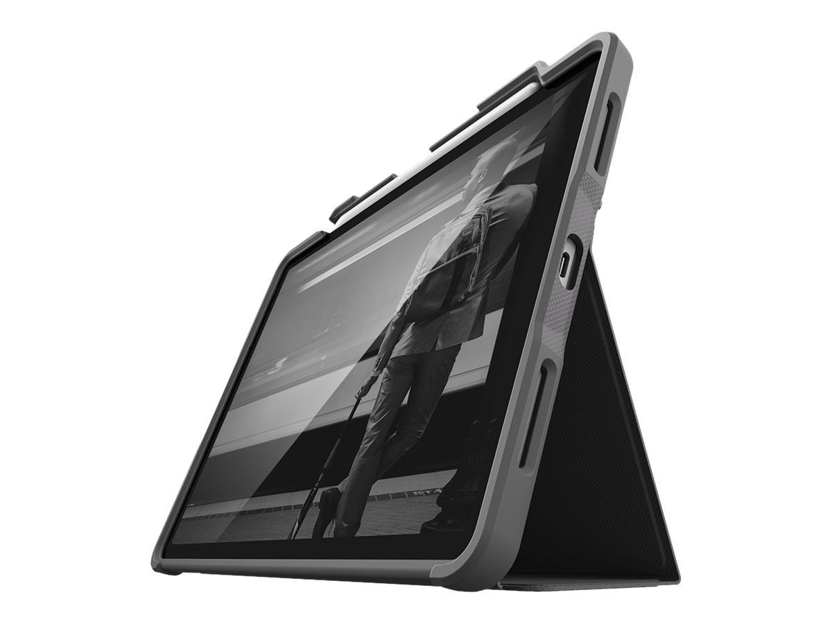 STM Dux Plus Flip-Hülle für Apple iPad Air (4./5. Gen.) 10,9" Schwarz
