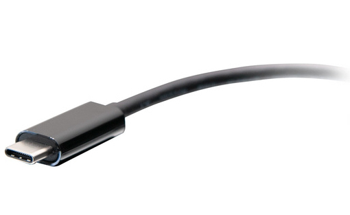C2G Videoadapter USB-C auf HDMI 4K 60 Hz 0,2 m Schwarz