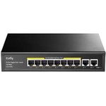 Cudy GS1010PE Netzwerk-Switch Gigabit Ethernet (10/100/1000) Power over Ethernet (PoE) Schwarz (GS1010PE)