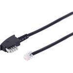 S/CONN maximum connectivity TAE Telefon-Anschlußkabel-TAE N-Stecker auf Western-Stecker 6/4, Philips und Panasonic, 15,0m (70155)