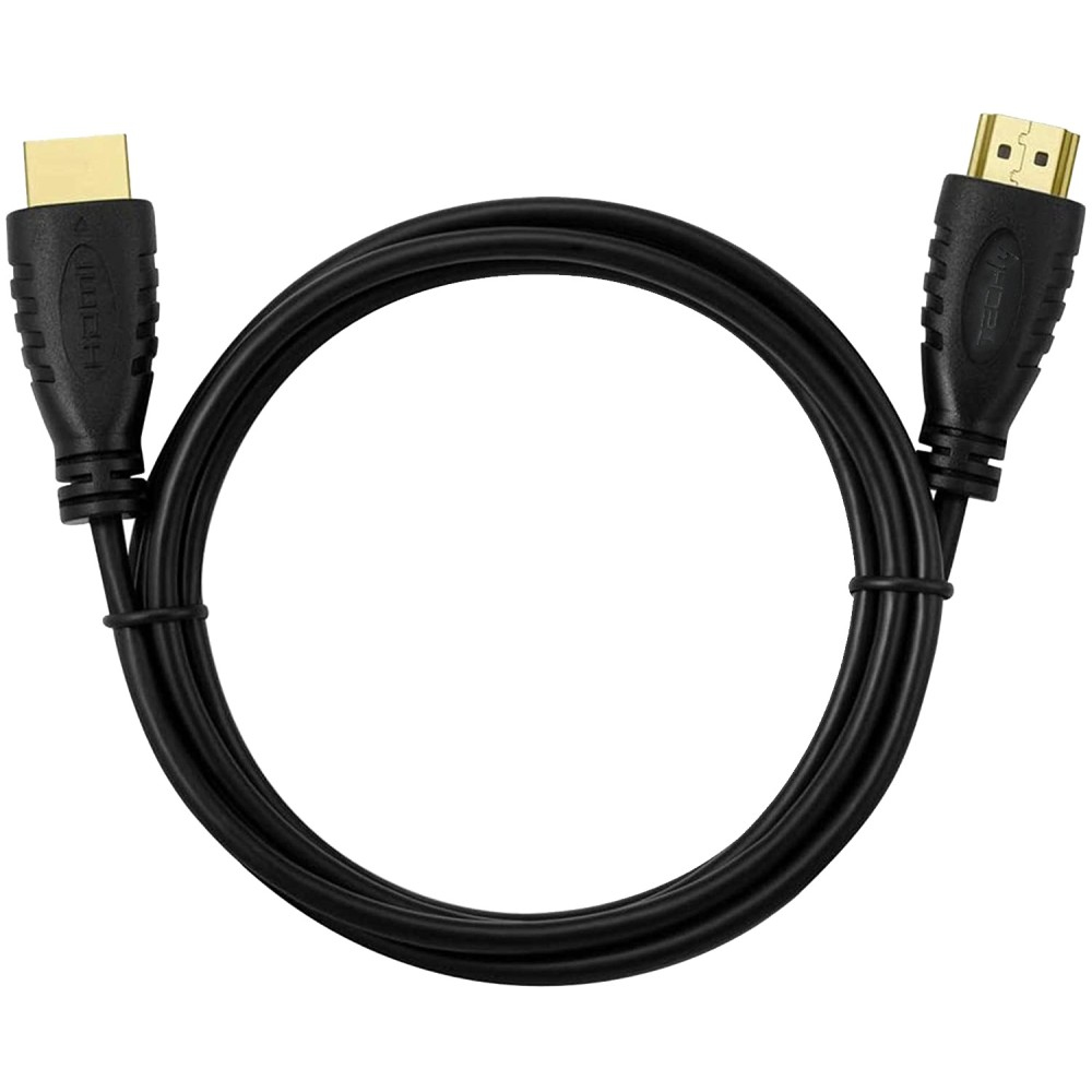 TECHly ICOC HDMI2-4-005 HDMI-Kabel mit Ethernet 0,5 m Schwarz