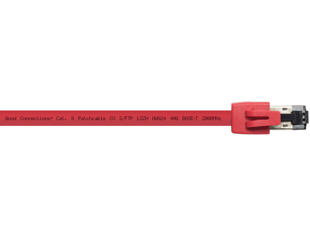 Good Connections 8080-150R Netzwerkkabel Cat8.1 15 m S/FTP (S-STP) Rot