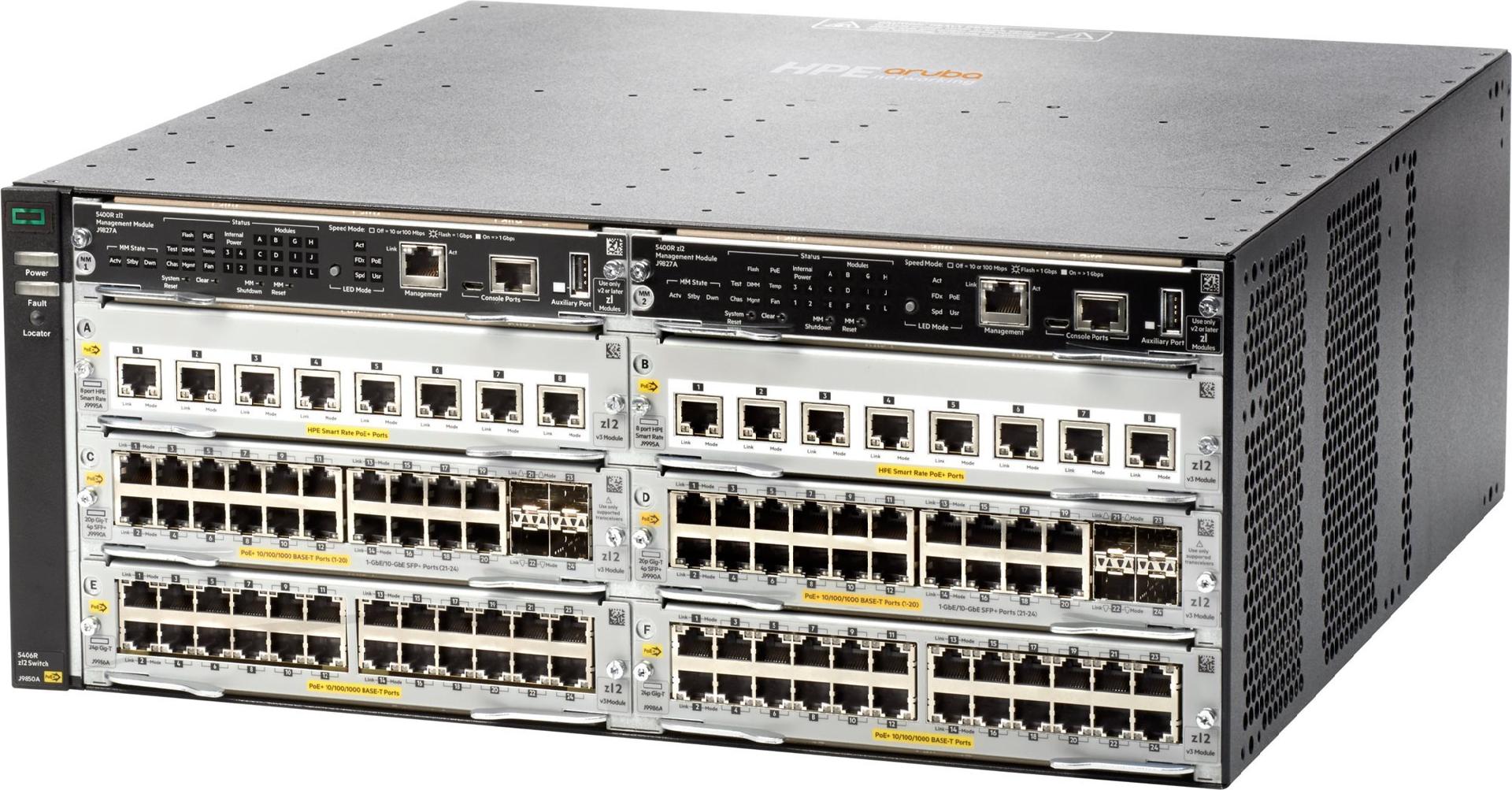 Aruba 5406R zl2 Managed Switch 6 Modul-Ports PoE+ Grau