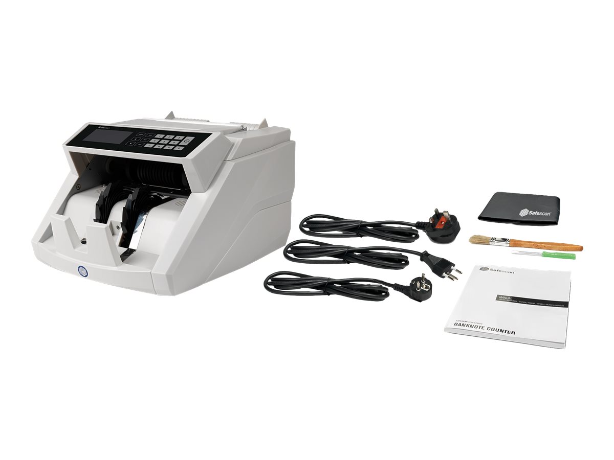 Safescan 2465-S Banknotenzähler 1.000 Scheine/Minute Grau