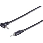S/CONN maximum connectivity Klinken-Kabel-Winkel-Klinkenstecker 3,5mm stereo auf Klinkenstecker 3,5mm stereo, 1,5m (30817)
