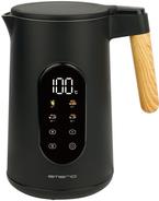 Emerio Wasserkocher 1.7 l Holzgriff schnurlos Digit.Disp. (WK-132230)