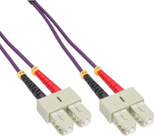 INLINE Patch-Kabel SC multi-mode (M) bis SC multi-mode (M) (83505P)
