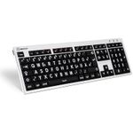 Logickeyboard LKB-LPRNTWB-CWMU-DE USB QWERTZ Deutsch Schwarz (LKB-LPRNTWB-CWMU-DE)