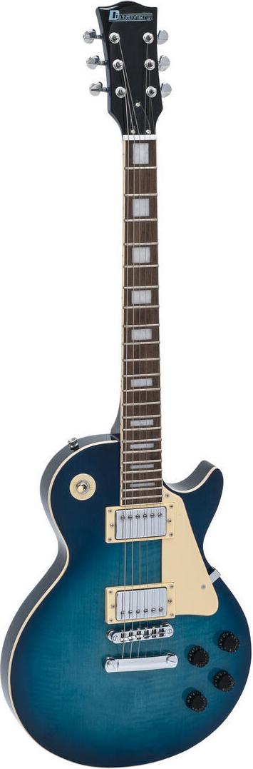 DIMAVERY LP-750 E-Gitarre, faded blueburst (26219397)
