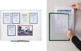 magnetoplan Magnet-Sichtfenster Magnetofix, A4, grün magnethaftend auf allen eisenhaltigen Untergründen (1130305)