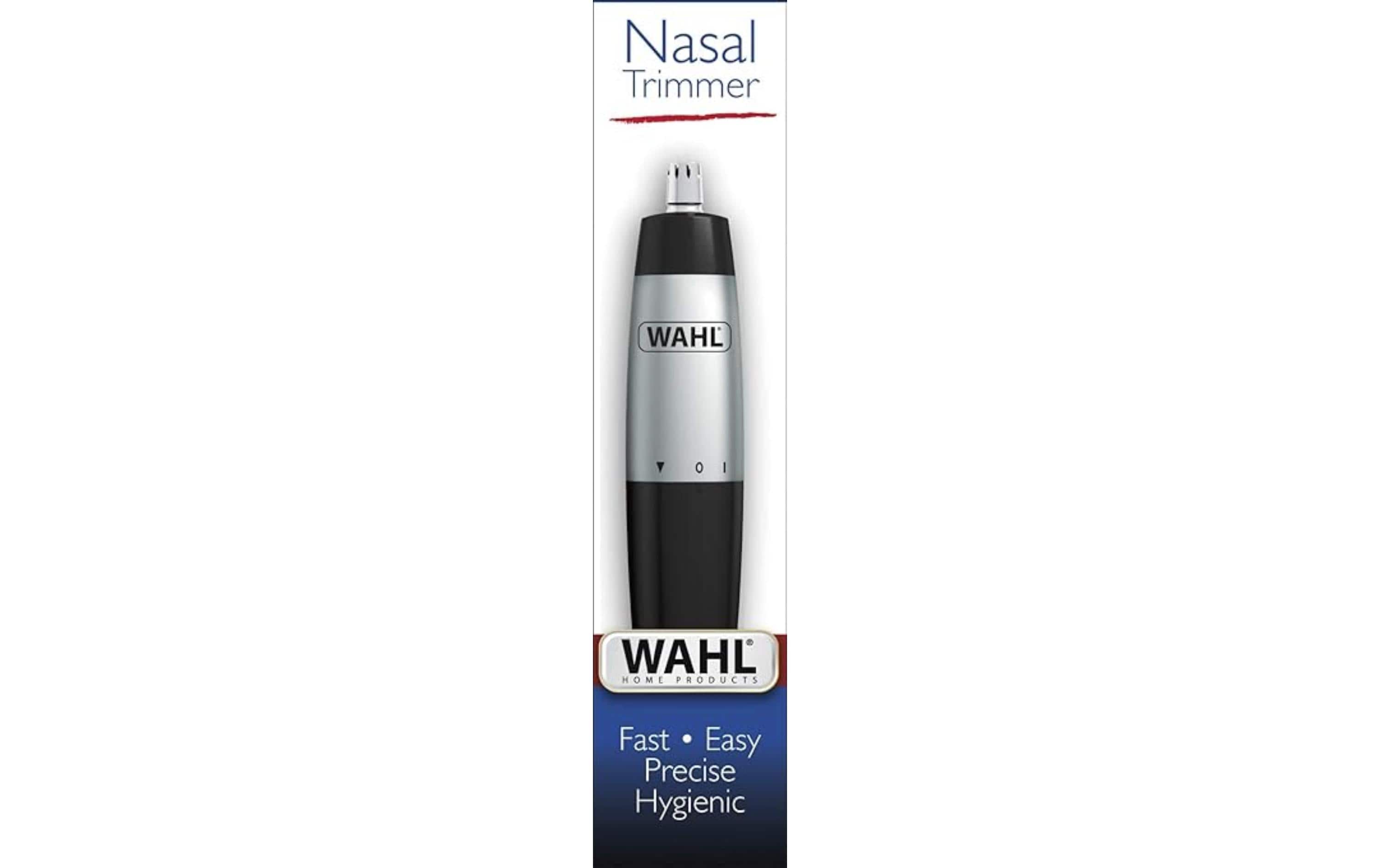 Wahl 05642 Präzisions-Trimmer für Nasen- und Ohrenhaar Schwarz, Silber