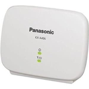 PANASONIC KX-A406CE 4-Kanal DECT Repeater bis zu 6 Repeater pro Basisstation bis zu 3 Einheiten per Kaskadenverbindung installierbar (KX-A406CE)