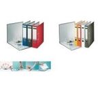 LEITZ Plastikordner, 180 Grad, DIN A4, 80 mm, nachtblau farbiger Einband aus Pappe, mit PP-Folie kaschiert (1010-50-68)