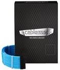 CableMod C-Series Pro ModMesh 12VHPWR Cable Kit für Corsair RM, RMi, RMx (Black Label) - hellblau (CM-PCSR-16P3KIT-NKLB-R)