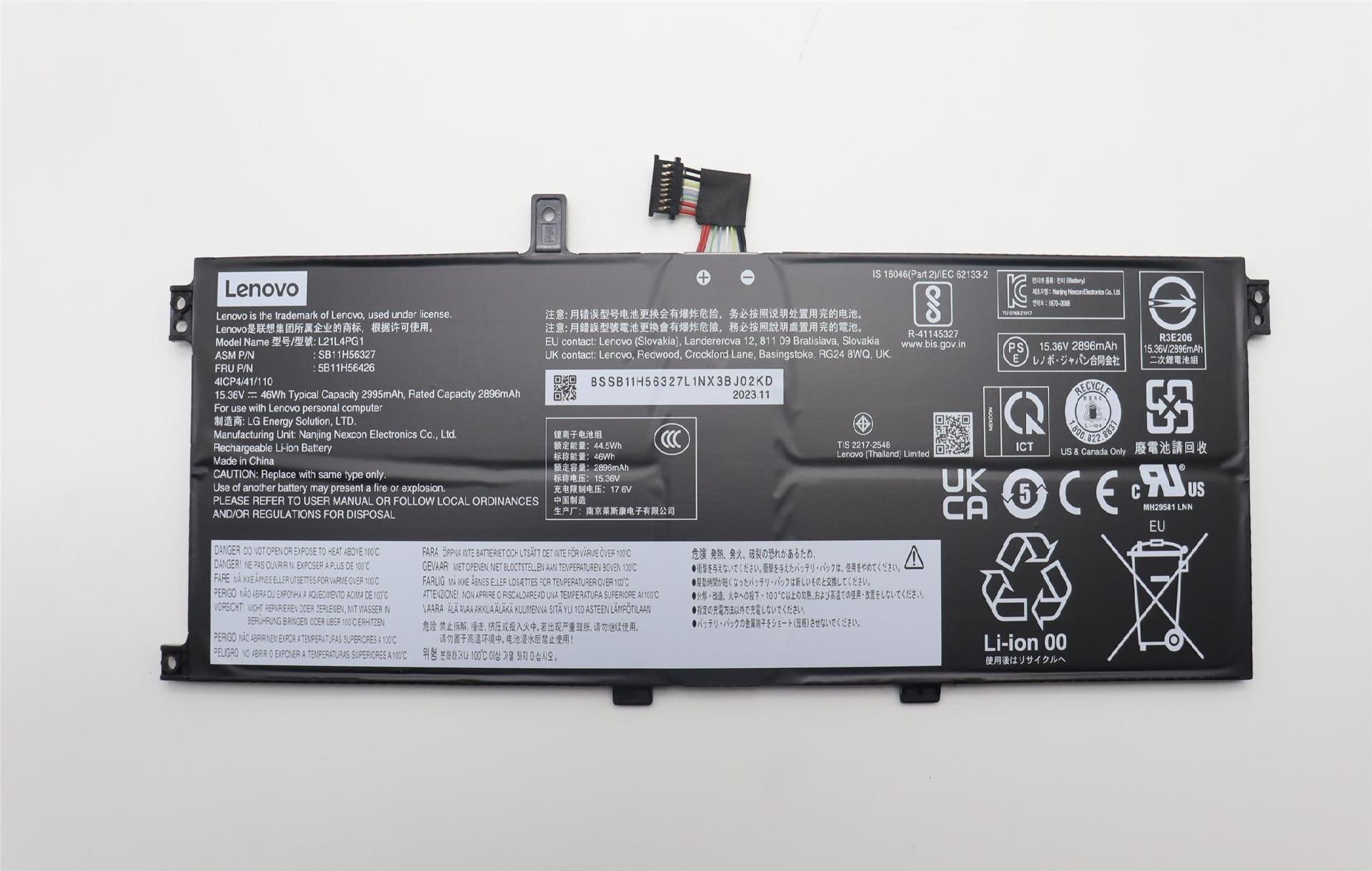 Lenovo BATTERY Internal, 4c 46Wh, (5B11H56426)