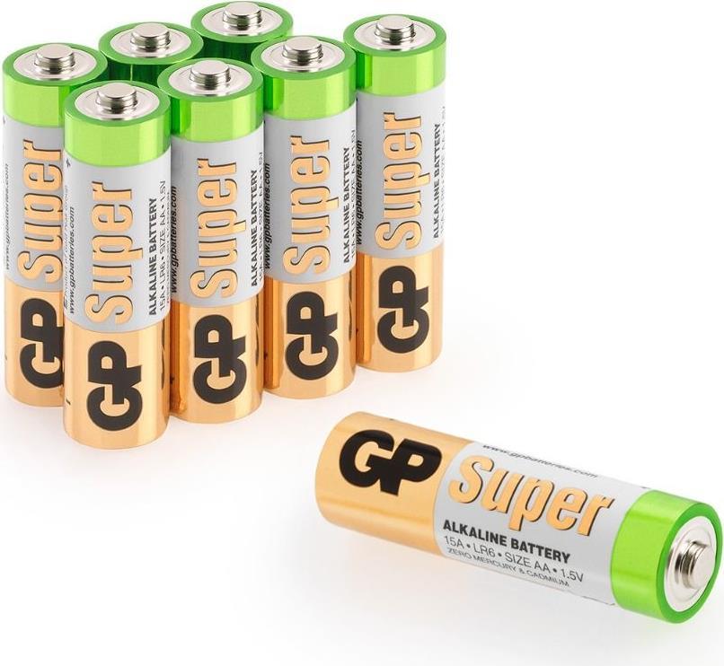 GP Batteries Super Alkaline 03015ADHBC8+8 Haushaltsbatterie Einwegbatterie AA Alkali (03015ADHBC8+8)