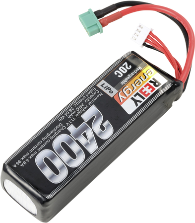 Reely Modellbau-Akkupack (LiPo) 11.1 V 2400 mAh Zellen-Zahl: 3 20 C Softcase MPX (RE-7853475)