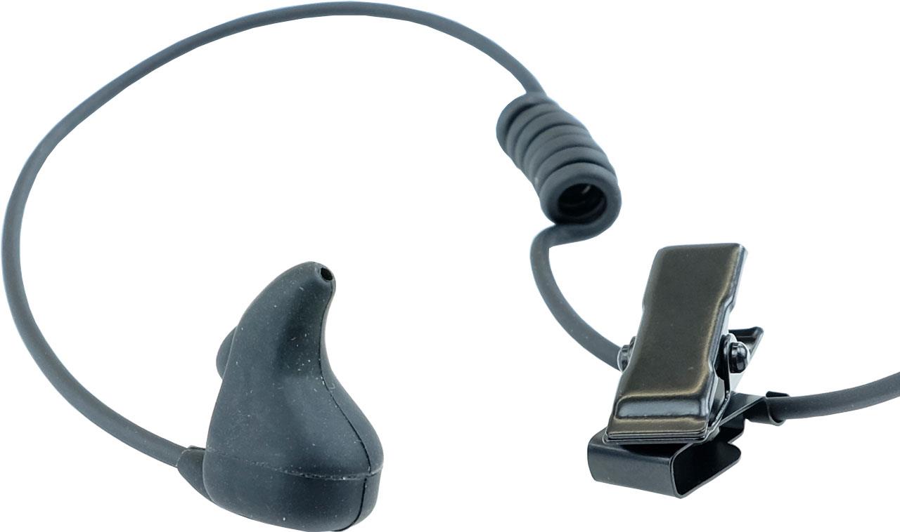 Savox E-C, Ohrlautsprecher-Mikrofon, Spiralkabel, Nexus Stecker vibrationsempfindliches Knochenschallmikrofon im Ohrhörerintegriert, mit Nexus Schnelltrennstecker zum Anschlusseiner PTT-Einheit mit Funkgerätestecker (bitte separatbestellen) (K50519)