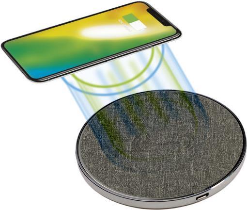 4smarts VoltBeam Style - Indoor - Erdmagnetfeld - 12 V - Kabelloses Aufladen - Grau - Metallisch (450006)