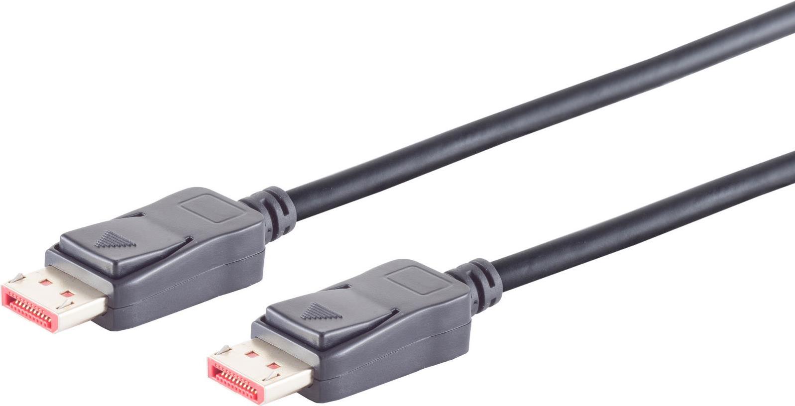 S/CONN maximum connectivity Displayportkabel-DisplayPort 1.4 Verbindungskabel, 8K, 3,0m (10-76045)