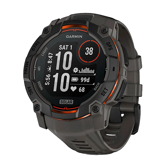 Smartwatch GARMIN Instinct 3 50mm SOLAR Black (010-02935-00)