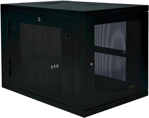 Tripp Lite SRW12US33 Kleines SmartRack 12-HE-Rackgehäuse mit Servertiefe zur Wandmontage - aufklappbare Rückseite (SRW12US33)