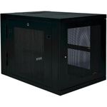 Tripp Lite SRW12US33 Kleines SmartRack 12-HE-Rackgehäuse mit Servertiefe zur Wandmontage - aufklappbare Rückseite (SRW12US33)