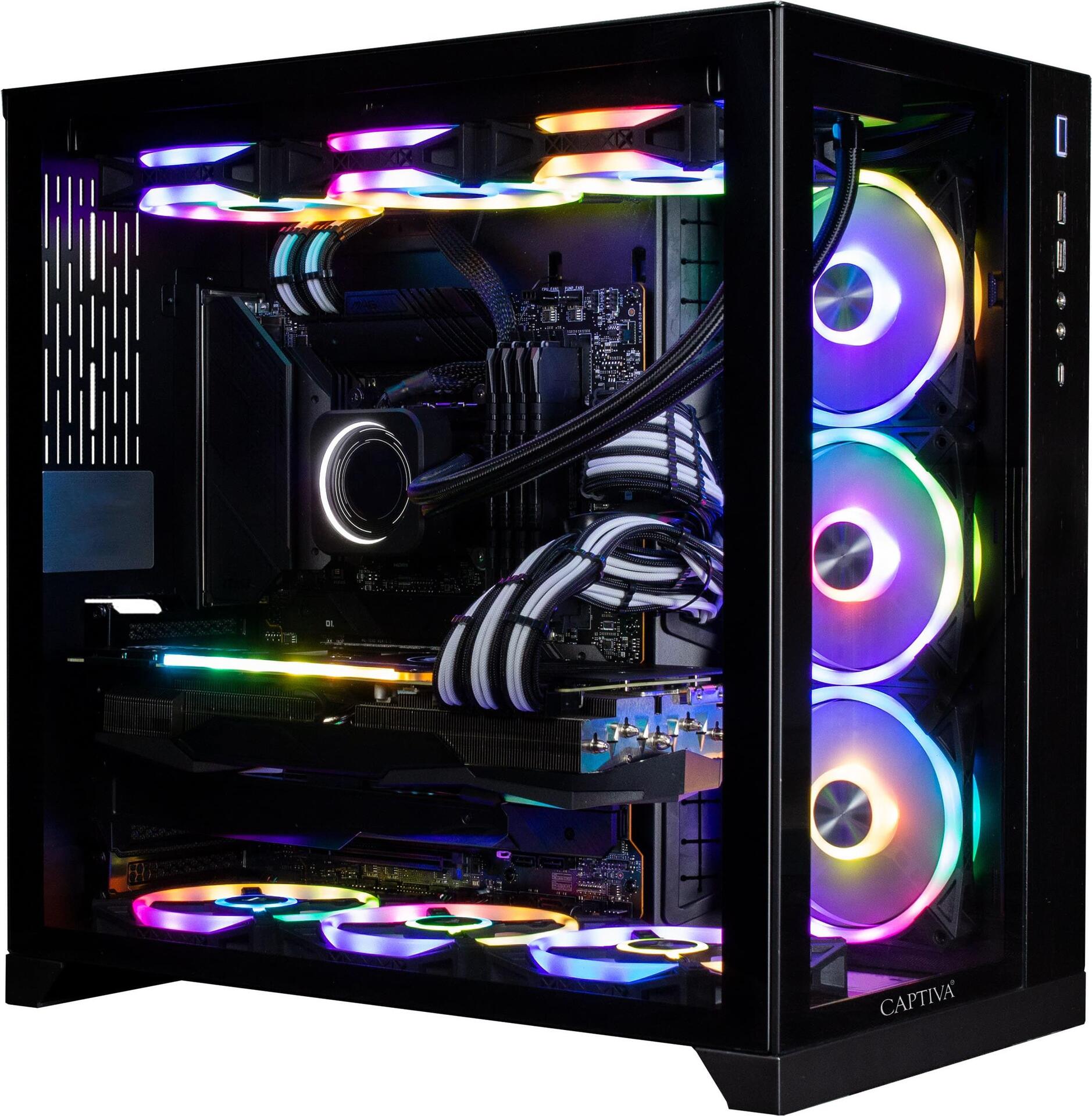 Captiva ULTIMATE GAMING R70-986 Tower AMD Ryzen™ 9 7900X 64 GB DDR5-SDRAM 2 TB SSD NVIDIA GeForce RTX 4090 PC Schwarz (70986)