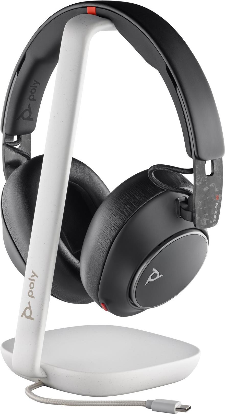 HP Poly Voyager Surround 85 UC Kopfhörer Kabellos Kopfband Anrufe 