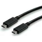STANDARD USB 3.2 Gen 2 Kabel, Emark, USB C-C, ST/ST, 10Gbit/s, 100W, schwarz, 0,5 m (S3520)